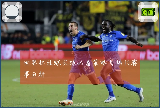 世界杯让球买球必看策略与热门赛事分析